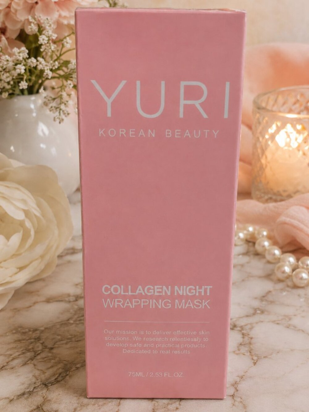YURI Korean Beauty Collagen Night Wrapping Mask New Sealed